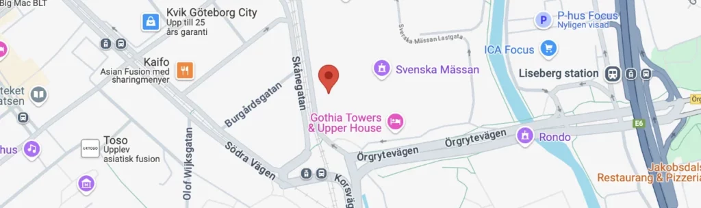Karta Neokliniken Göteborg