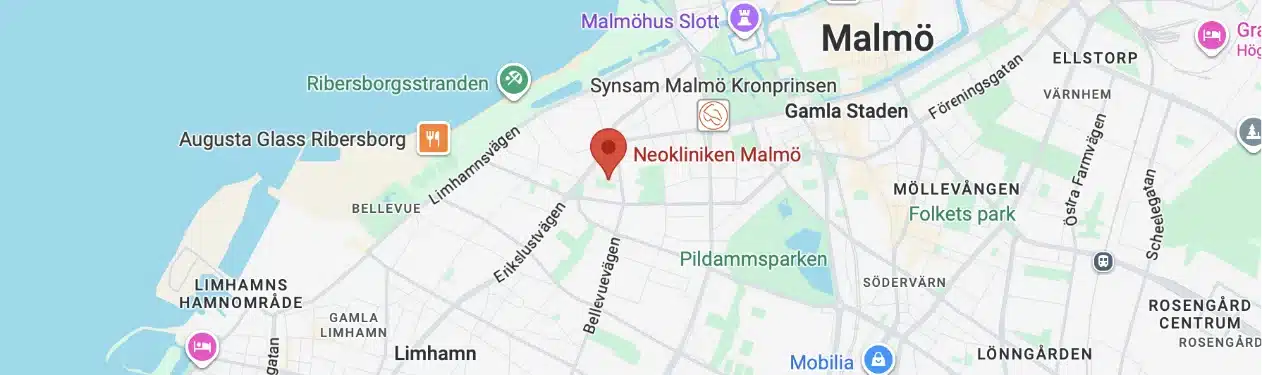 Karta Neokliniken Malmö